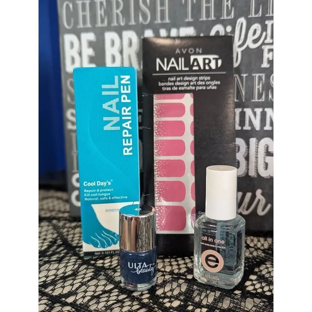 5/25 Nail Bundle - Avon Strips / Essie Glaze / Ulta Polish